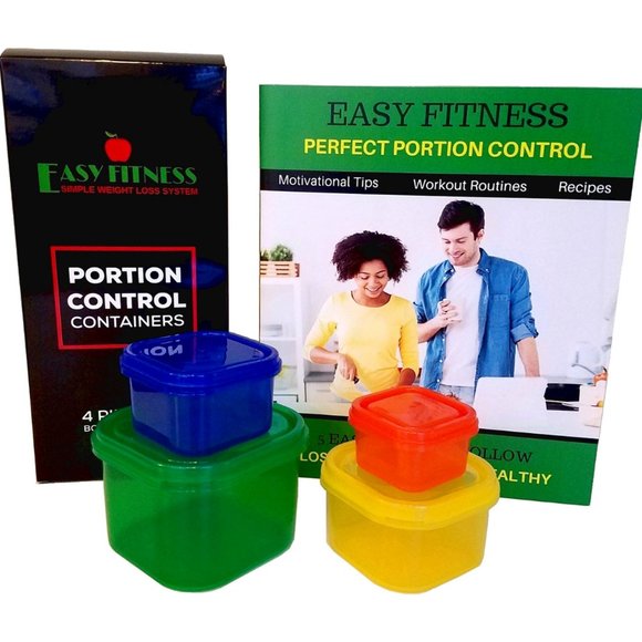 Portion Control Containers & Weight Loss Instructional Booklet - Picture 1 of 6